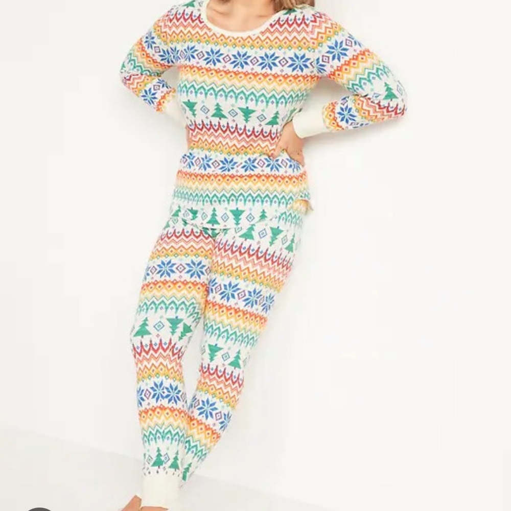 Old Navy Fair Isle 2pc Pajamas